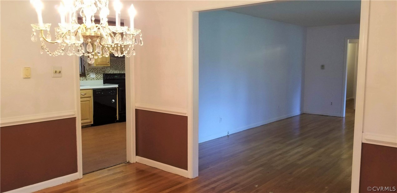 10830 Weybridge Road Chester, VA 23831 - Photo 19 of 33 a view of a kitchen with wooden floor