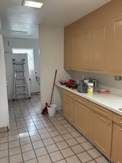 a room with storage and utility