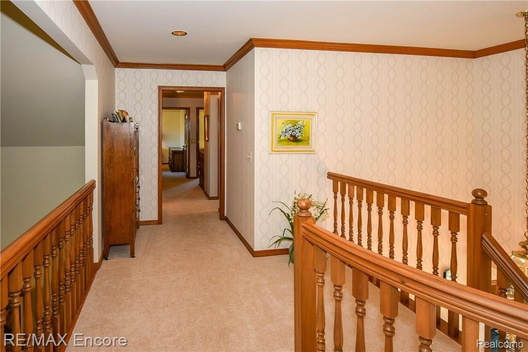 1284 Pebble Pointe Drive Rochester, MI 48307 - Photo 55 of 85 2nd floor foyer with crown molding and recessed lights
