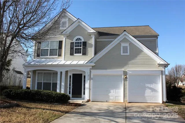 a view of a white house