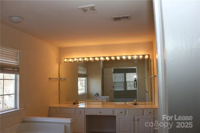 a view of small space with racks on the wall