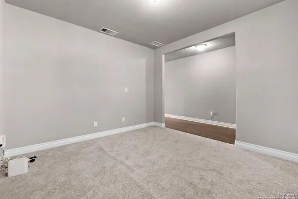 a view of an empty room