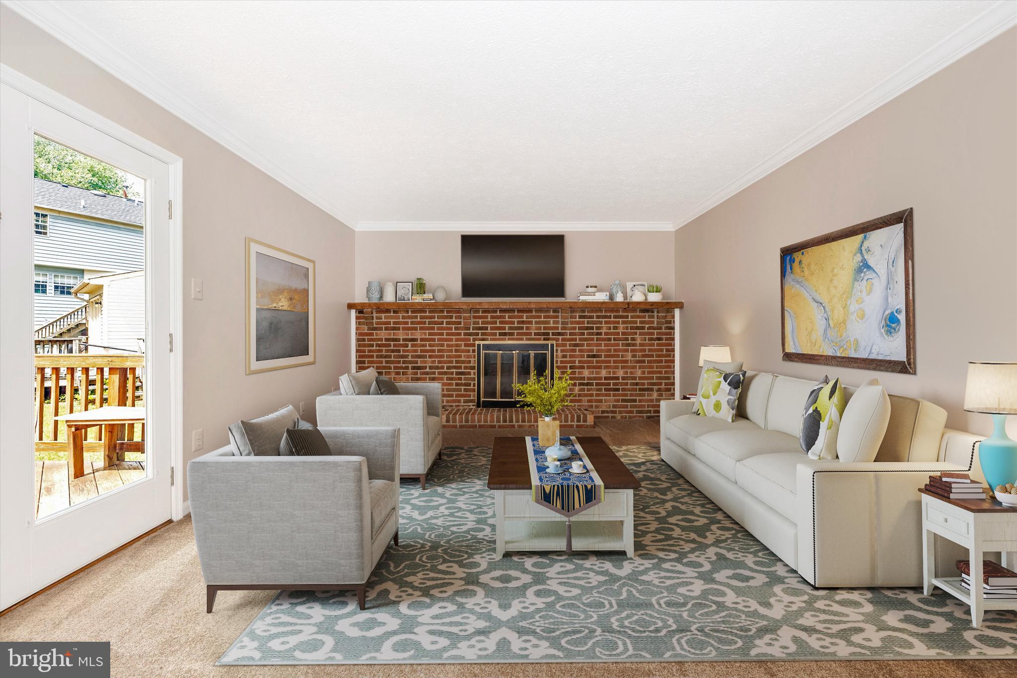 112 Bookham Lane Gaithersburg, MD 20877 - Photo 20 of 65 Virtually Staged Family Room