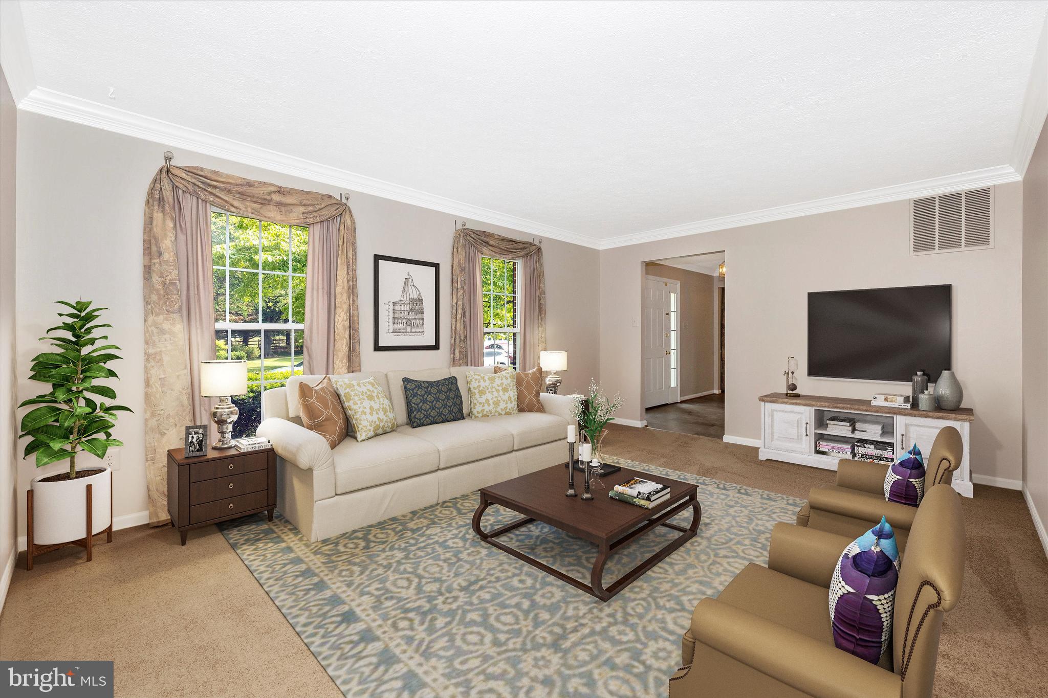 112 Bookham Lane Gaithersburg, MD 20877 - Photo 7 of 65 Virtually Staged Living Room