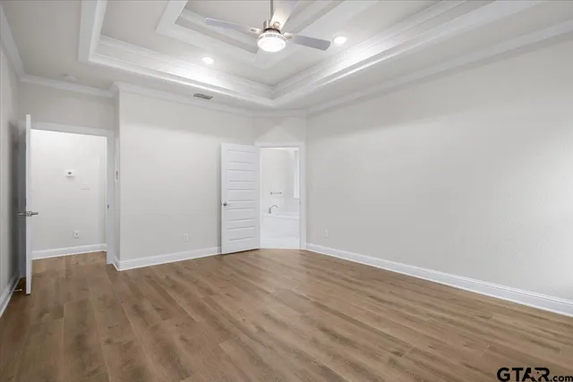 wooden floor in an empty room