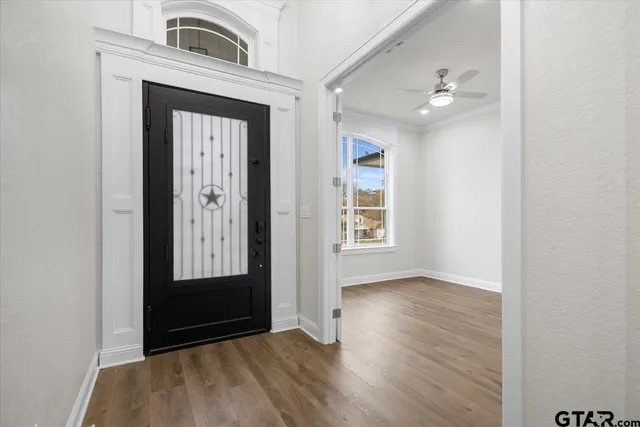 wooden floor in an empty room