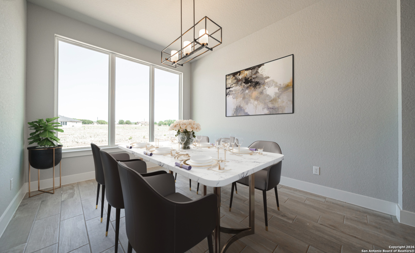 302 Venado Oaks Rio Medina, TX 78066 - Photo 8 of 34 a view of a dining room with furniture window and outside view