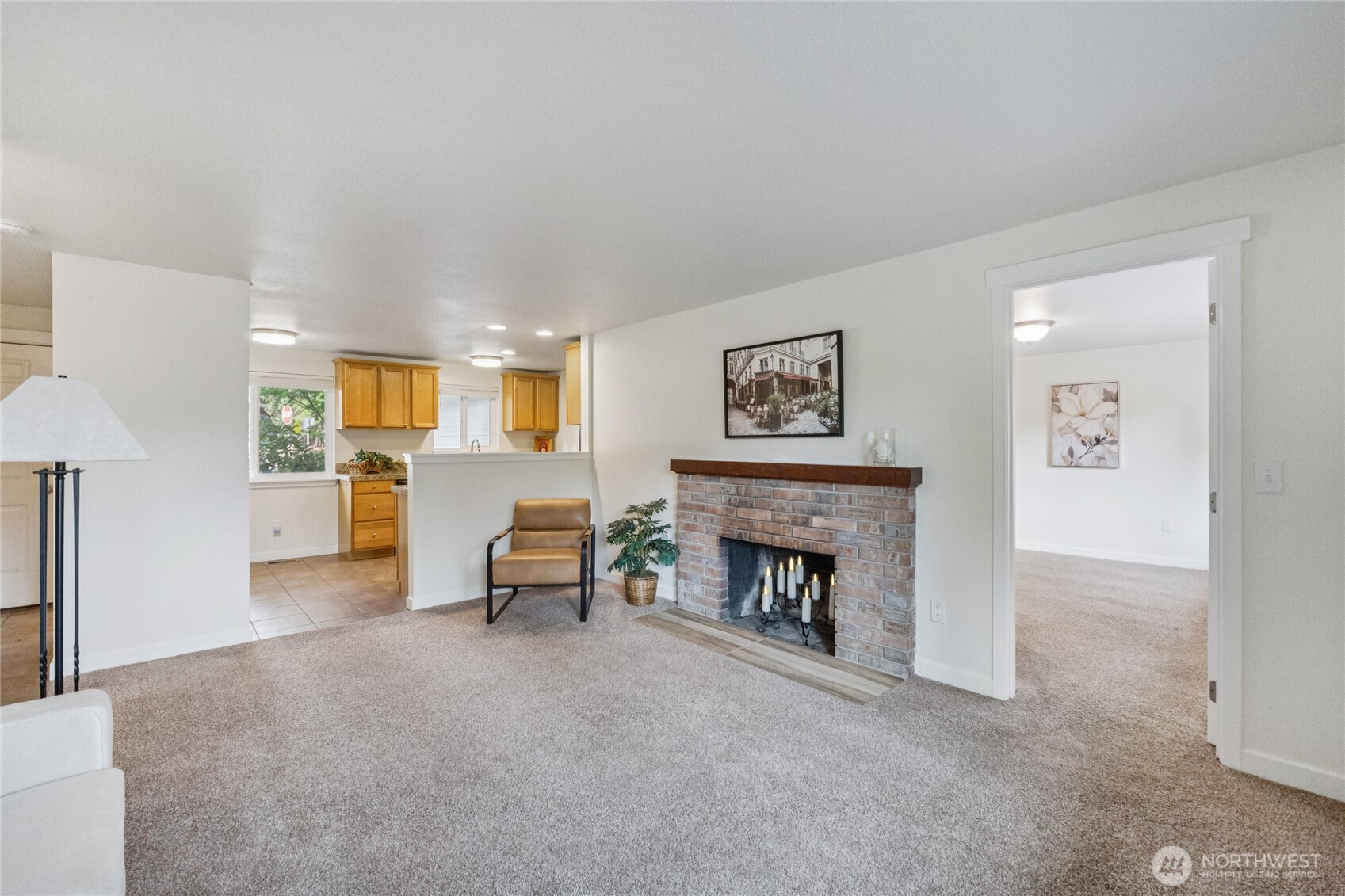 2405 B Street Steilacoom, WA 98388 - Photo 6 of 27 a living room with furniture and a fireplace