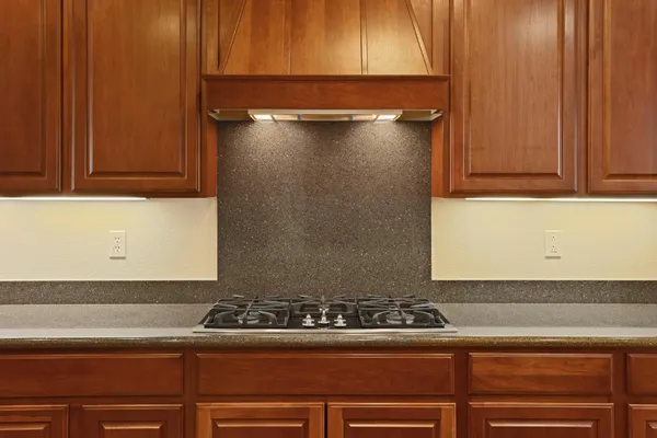 a close view of stove