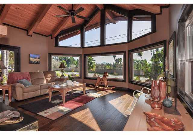 518 Cole Ranch Road Encinitas, CA 92024 - Photo 9 of 19 Living room with views of the valley