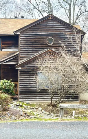 a view of door front of house