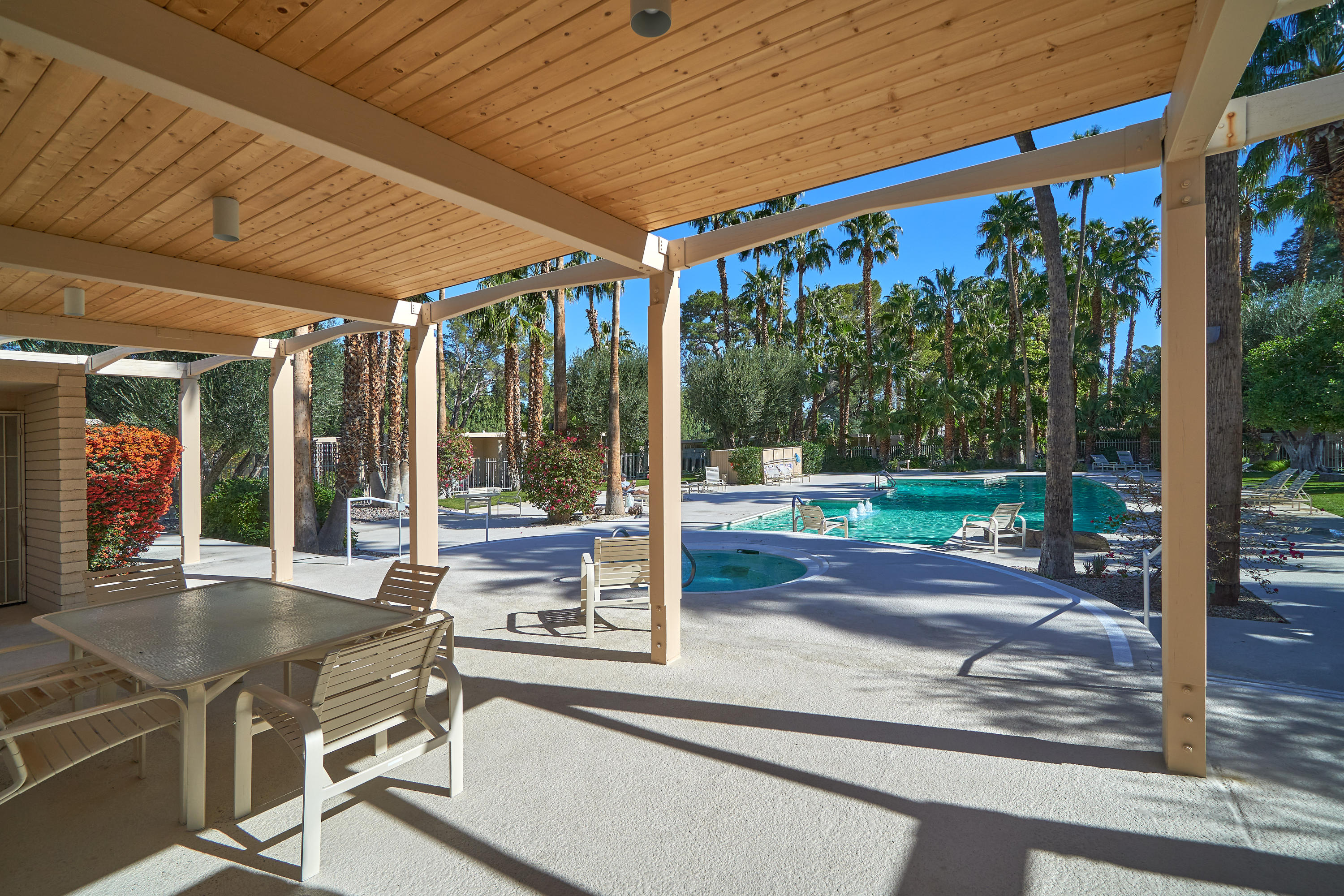 360 Cabrillo Road, Unit 128 Palm Springs, CA 92262 - Photo 16 of 21 Cabana Pool