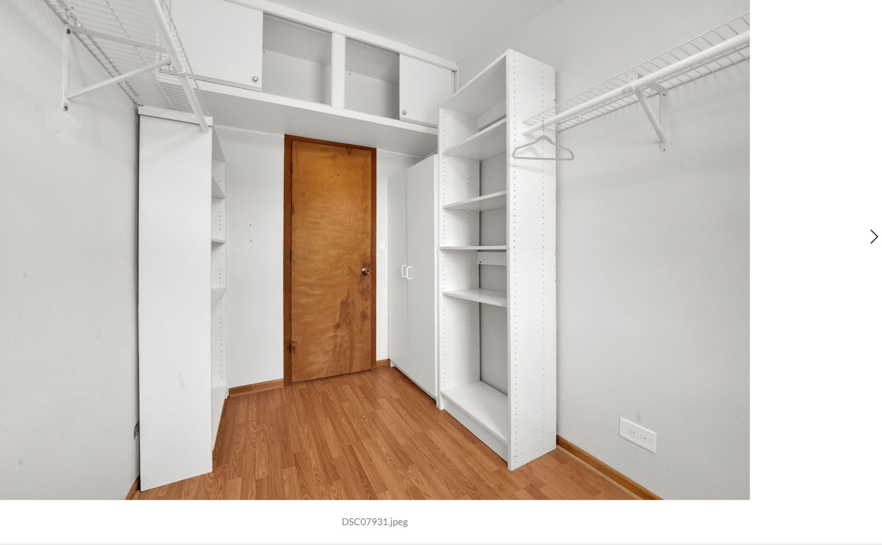 6238 South Massasoit Avenue, Unit 1 Chicago, IL 60638 - Photo 13 of 17 a view of walk in closet with wooden floor