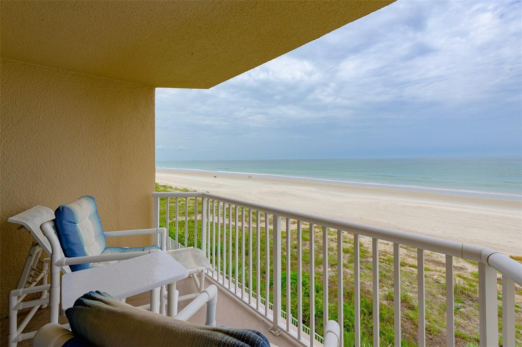 4799 South Atlantic Avenue, Unit 3030 Ponce Inlet, FL 32127 - Photo 15 of 26 a view of balcony with furniture