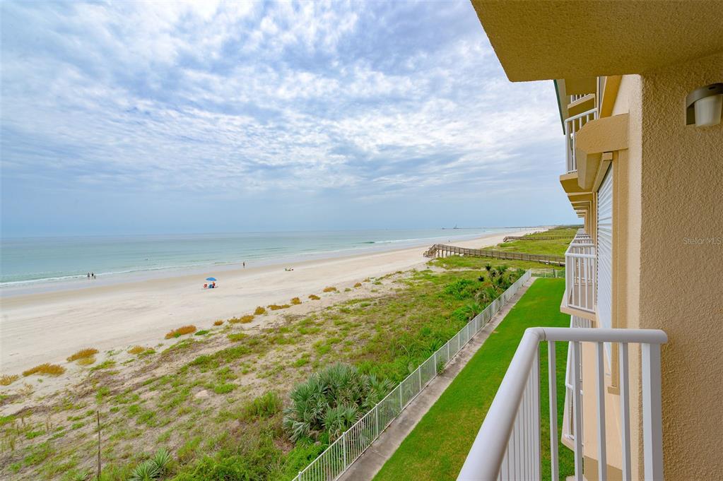 4799 South Atlantic Avenue, Unit 3030 Ponce Inlet, FL 32127 - Photo 17 of 26 a view of an ocean from a balcony