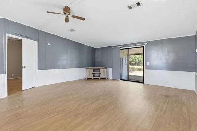 a view of a room with shelf
