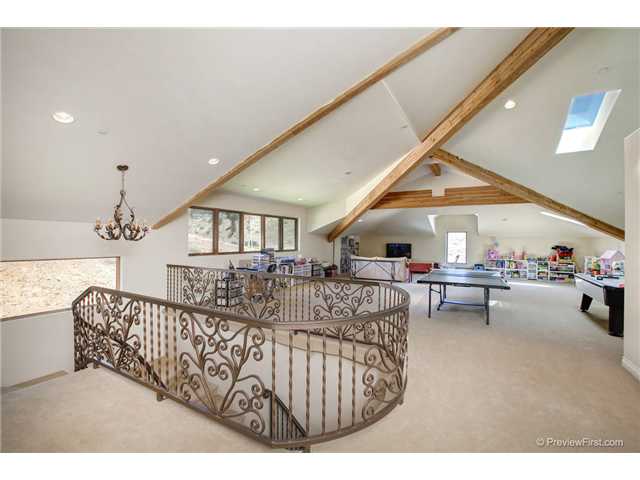 3520 Fortuna Ranch Road Encinitas, CA 92024 - Photo 8 of 11 Vaulted Open Beam Art Studio/Game Room With North Light Wall Of Windows, Sky Lights, Surround Sound System With In Ceiling Rear Speakers, Plumbed For Full Kitchen