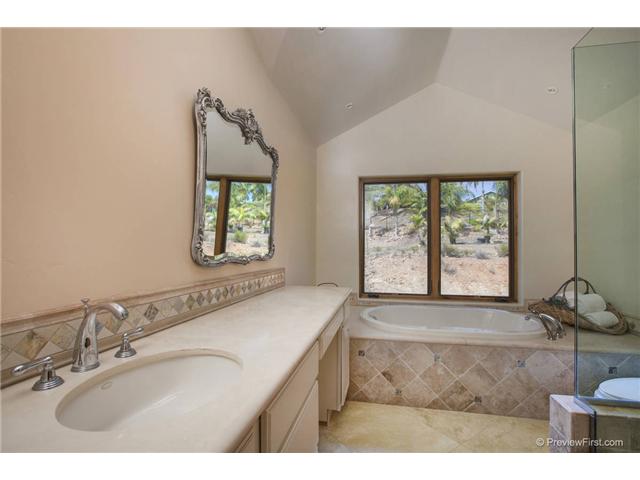 3520 Fortuna Ranch Road Encinitas, CA 92024 - Photo 9 of 11 Vaulted Dormer Bathroom, Jacuzzi Tub, Oversized Shower, Recessed Task And Art Lighting, Wired For Chandelier.