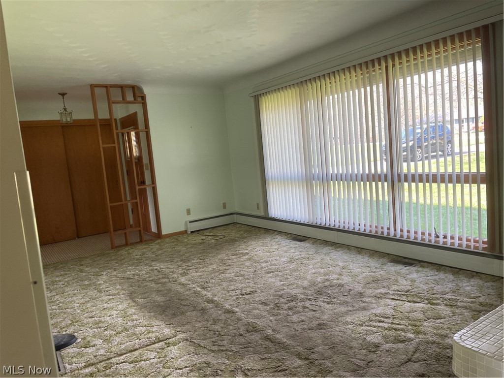 3930 State Road South Ashtabula, OH 44004 - Photo 8 of 25 Spare room featuring a wealth of natural light and carpet