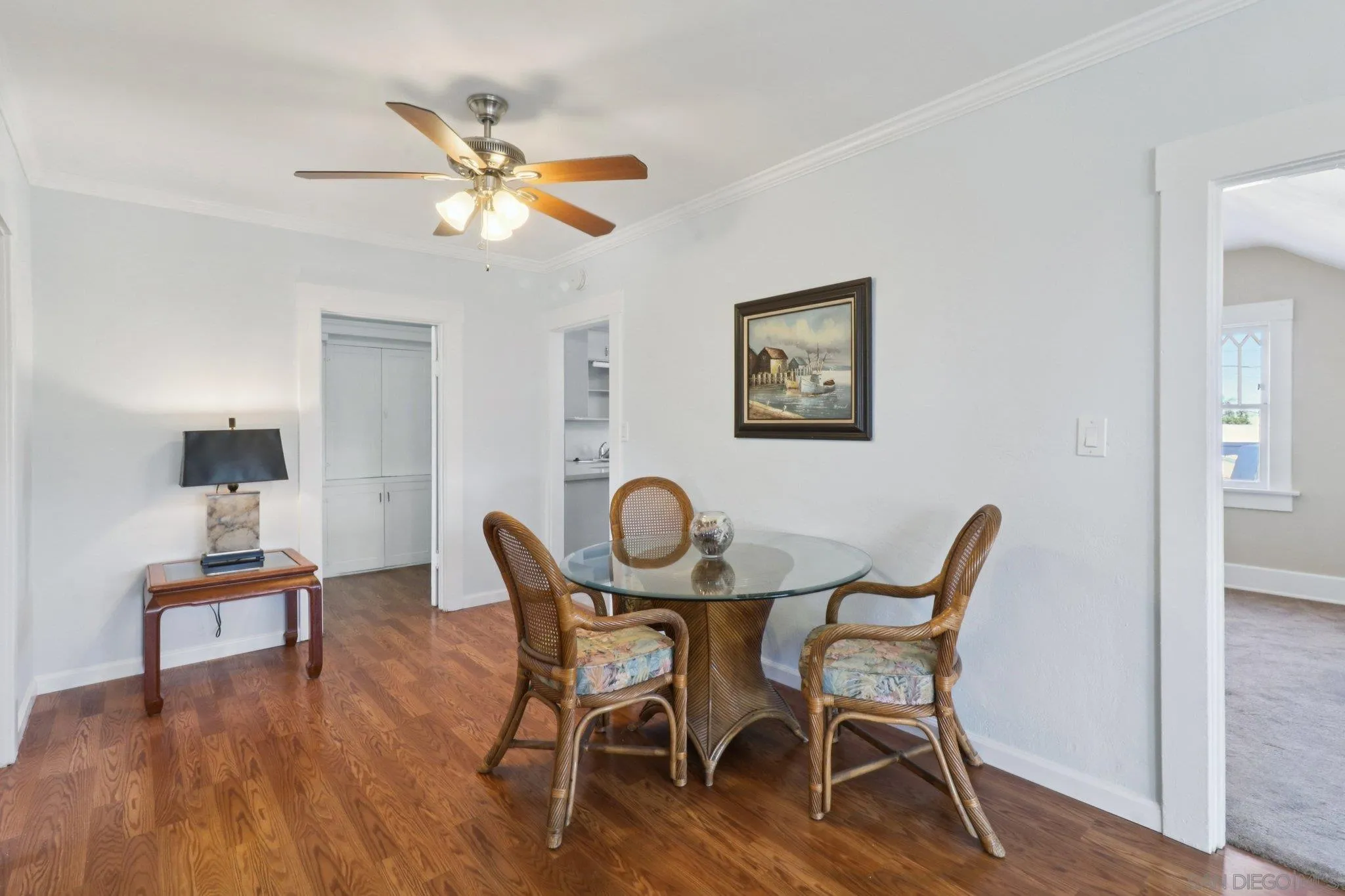3509-11 32nd Street San Diego, CA 92104 - Photo 38 of 51 a view of a dining room with furniture and chandelier
