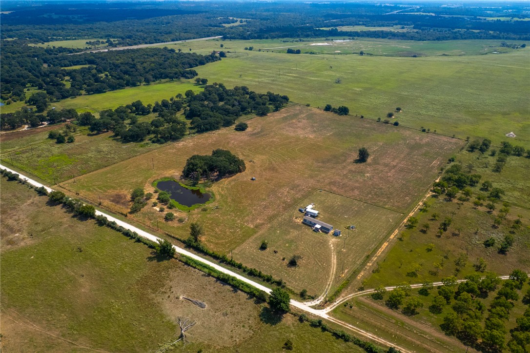 11733 Winstead Lane Calvert, TX 77837 - Photo 7 of 26 Aerial overview of property's location featuring rural landscape
