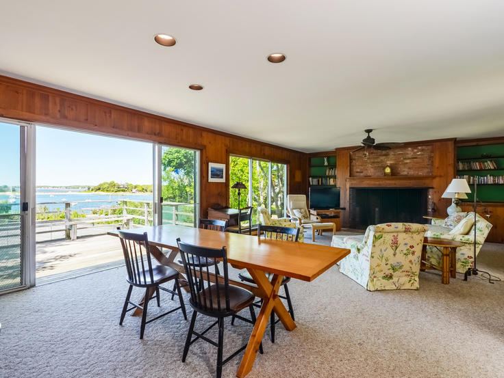 276 Scraggy Neck Road Cataumet, MA 02559 - Photo 3 of 20 a dining room with furniture window and outside view