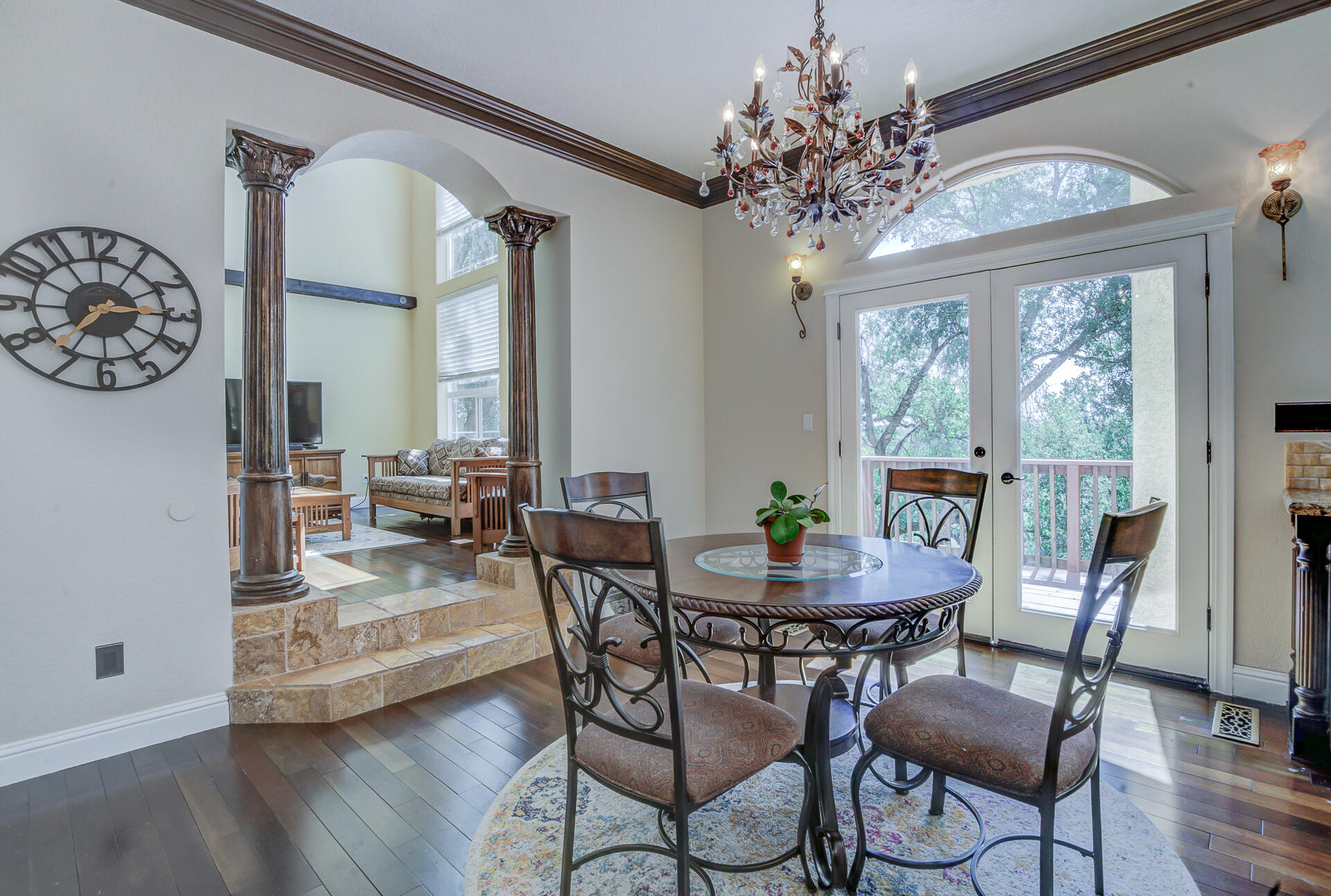 5146 Surrey Drive Redding, CA 96002 - Photo 12 of 57 a view of a dining room with furniture window and wooden floor