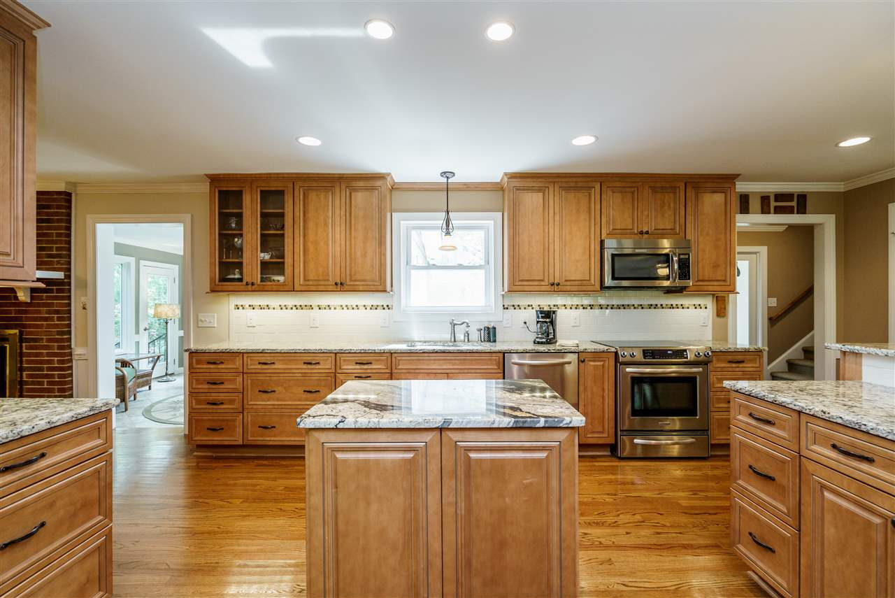6512 King Lawrence Road Raleigh, NC 27607 - Photo 12 of 30 Beautiful center island in the kitchen