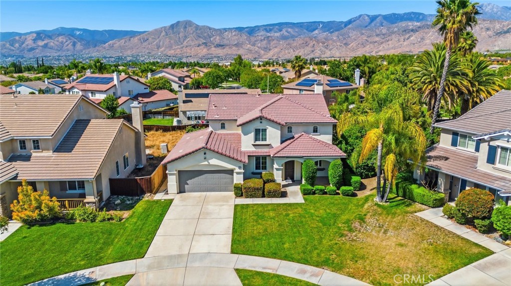 1663 Naranjo Court Redlands, CA 92374 - Photo 53 of 59 a view of house and outdoor space with swimming pool