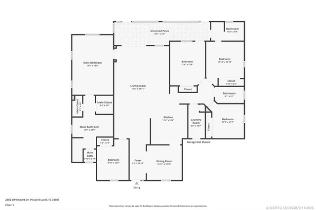 $649,900 | 2662 Southwest Import Drive, Port St. Lucie, FL 34987