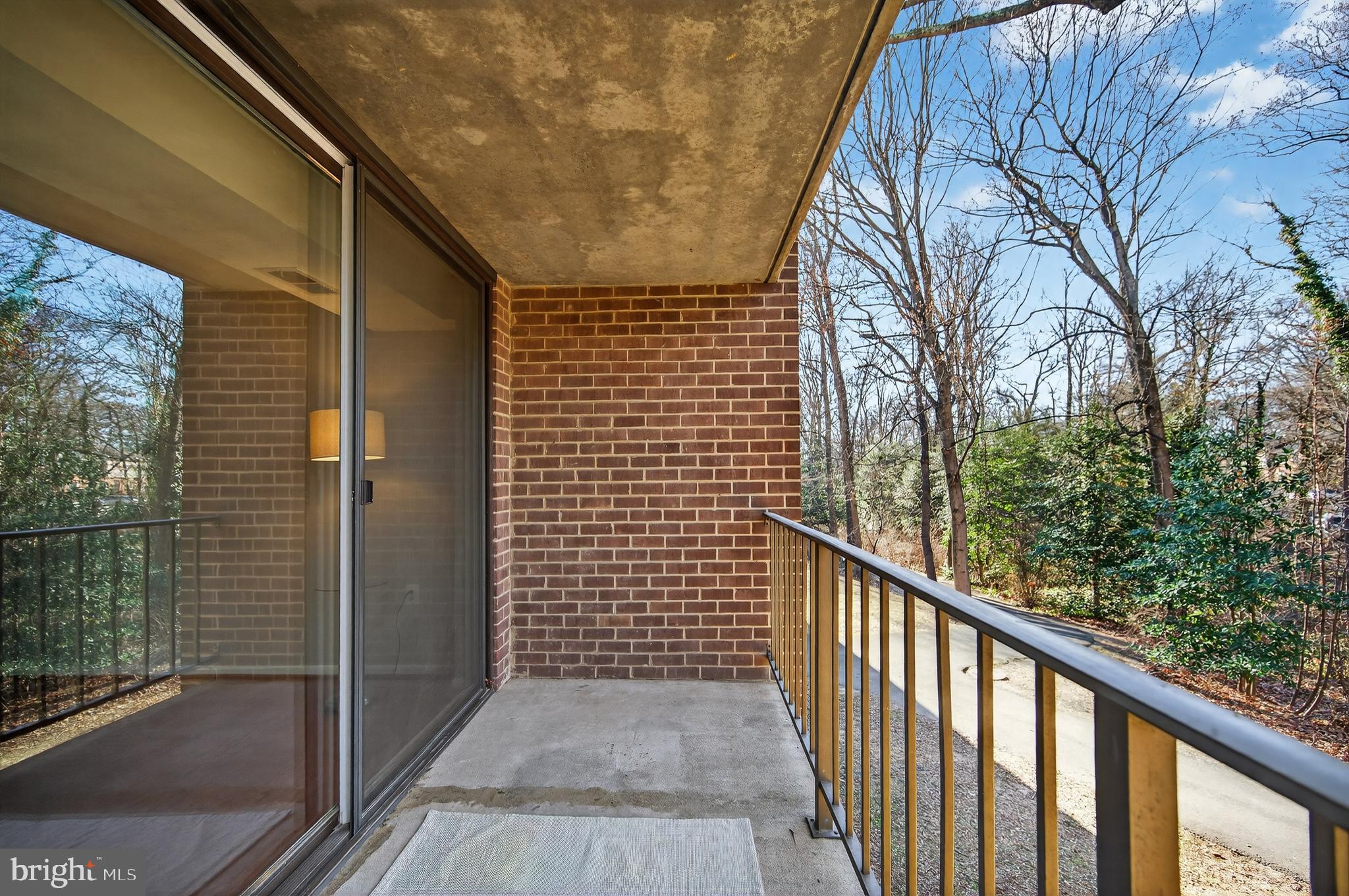 1526 Northgate Square, Unit 11 Reston, VA 20190 - Photo 24 of 26 Balcony Overlooks Walking Trails