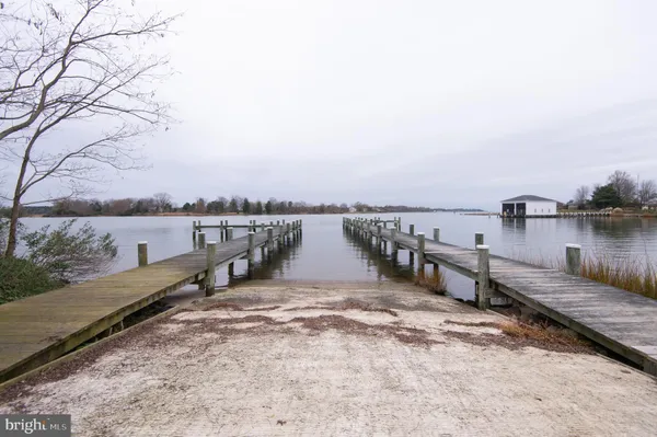 a view of a lake with outdoor space