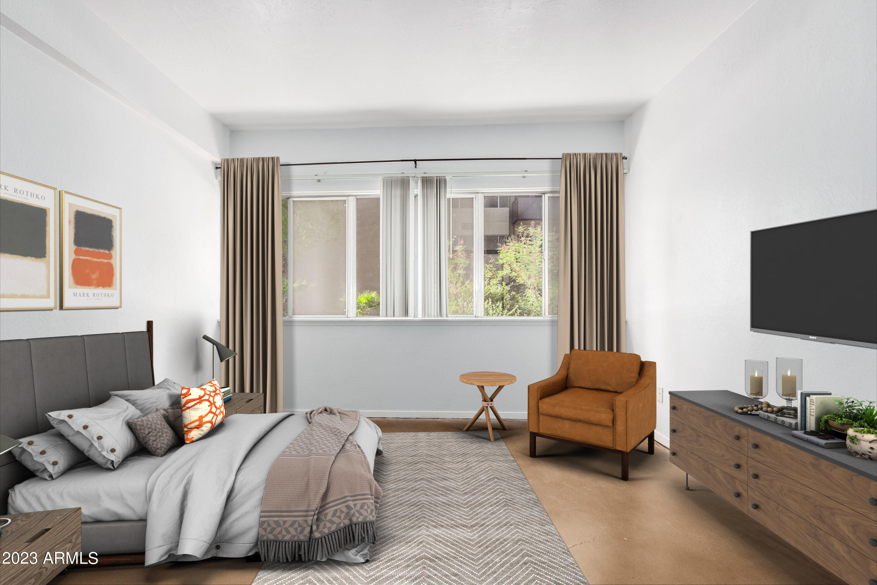 349 East Thomas Road, Unit E103 Phoenix, AZ 85012 - Photo 6 of 24 Primary Bedroom