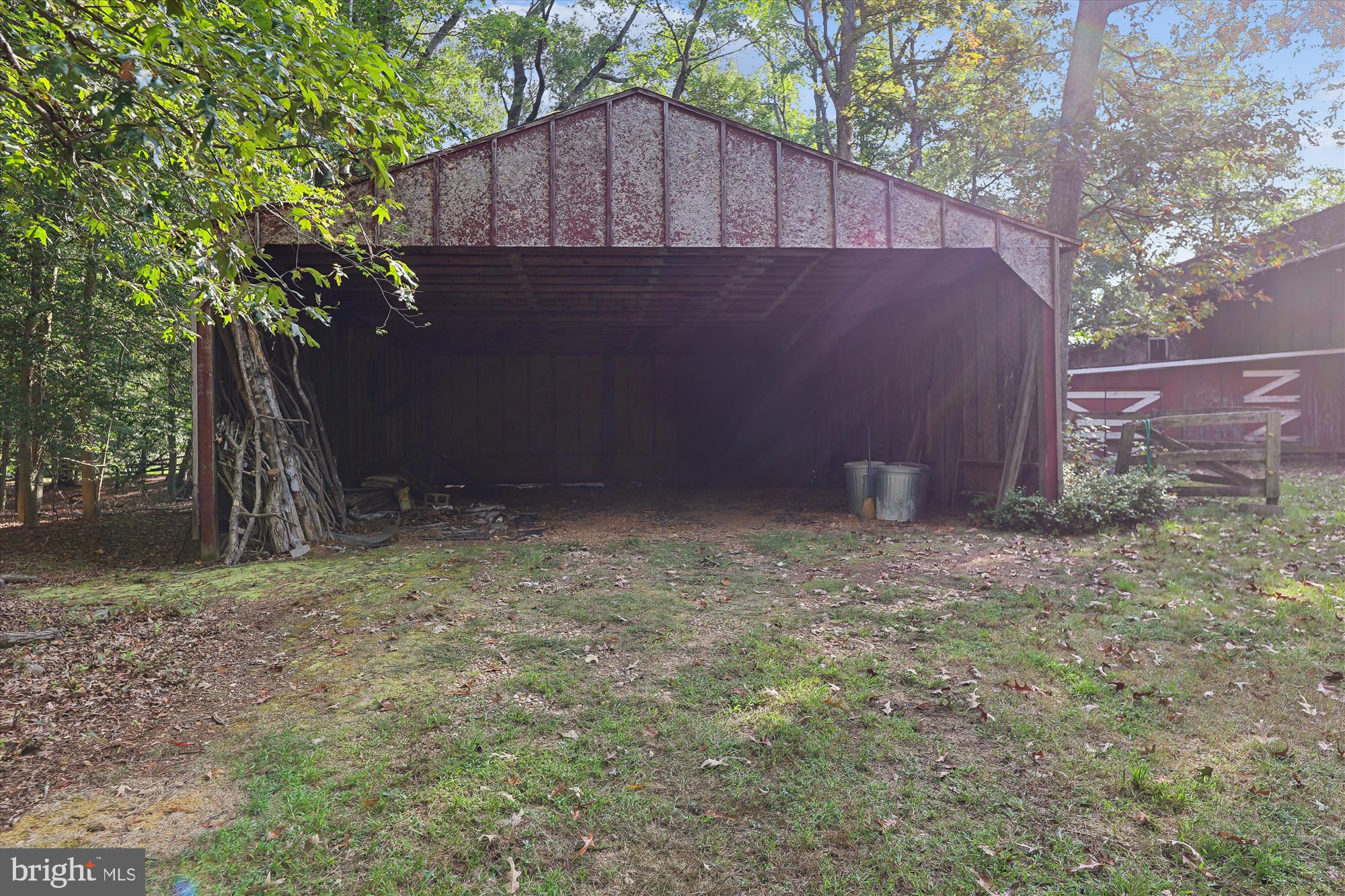 15120 Reserve Road Accokeek, MD 20607 - Photo 29 of 32 a backyard of a house with lots of green space