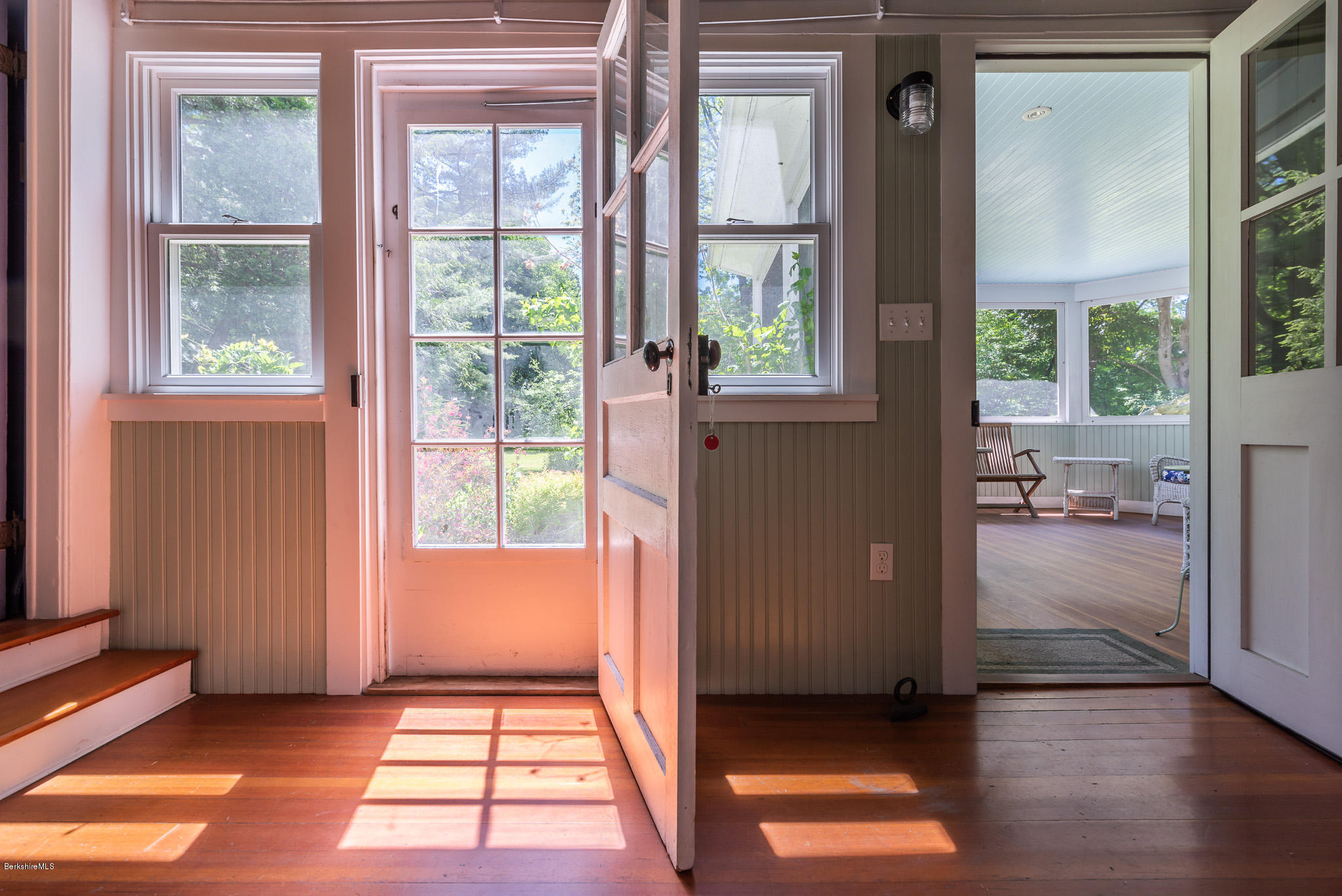 6 Stockbridge Road West Stockbridge, MA 01266 - Photo 26 of 36 Side Door Entry and Screened Porch