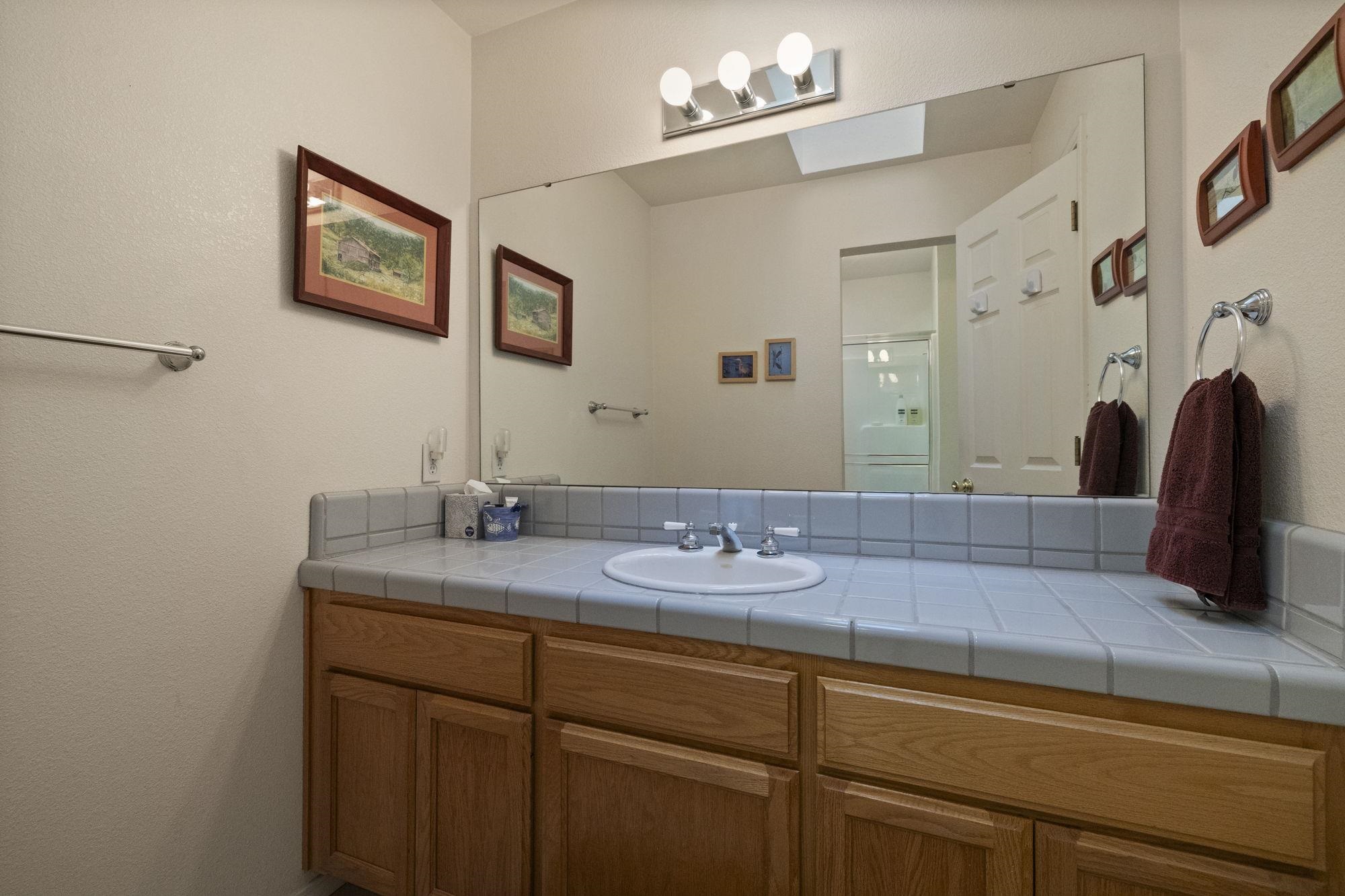 19099 Raboul Court Groveland, CA 95321 - Photo 18 of 58 a bathroom with a sink a vanity and a mirror