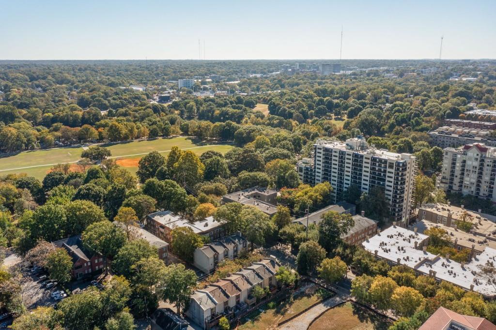 259 14th Street Northeast, Unit B103 Atlanta, GA 30309 - Photo 28 of 33 an aerial view of multiple house