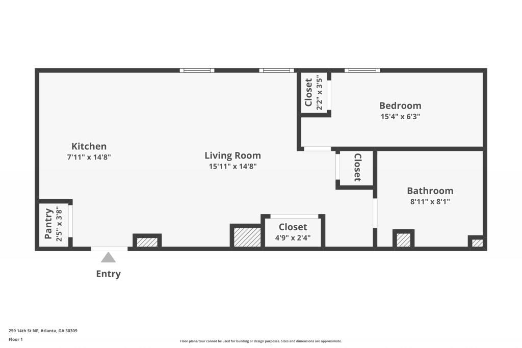 259 14th Street Northeast, Unit B103 Atlanta, GA 30309 - Photo 33 of 33 a picture of a bench in a white building