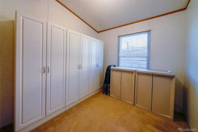 a view of a room with closet