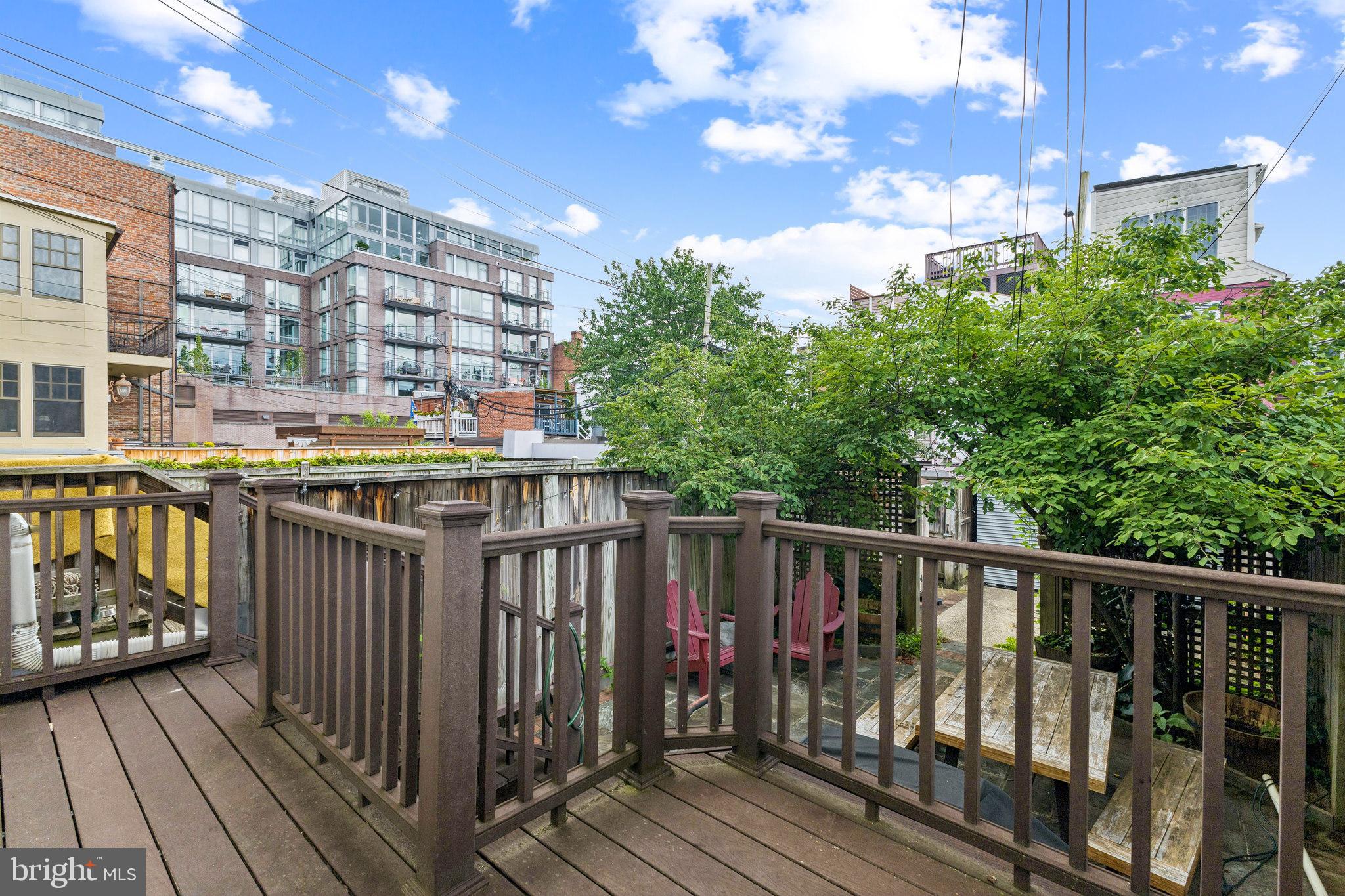 1414 Swann Street Northwest Washington, DC 20009 - Photo 15 of 38 a view of buildings from a balcony