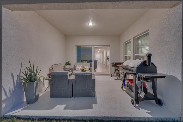 a view of a lake with a ocean view