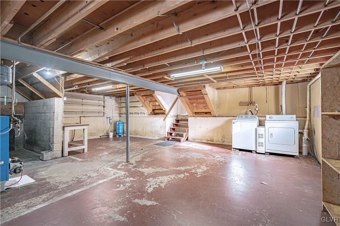 551 Birch Road Hazleton, PA 18202 - Photo 35 of 44 a view of a garage with table and chairs
