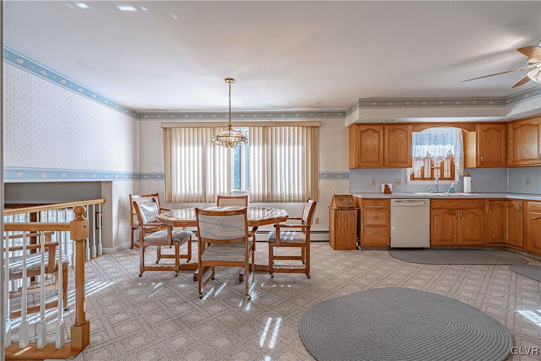 551 Birch Road Hazleton, PA 18202 - Photo 10 of 44 a view of a dining room with furniture and chandelier