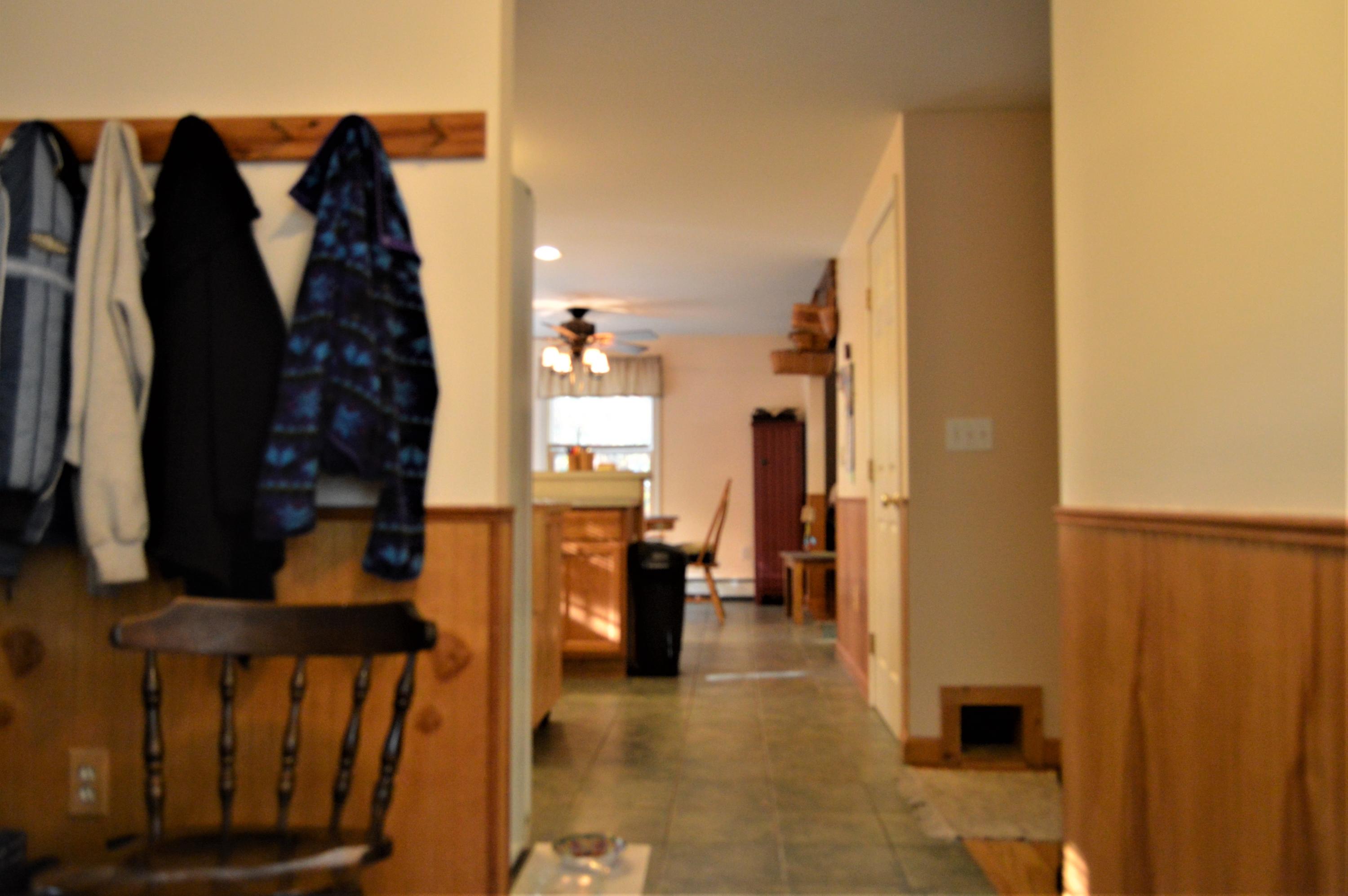 166 Snow Hill Road New Gloucester, ME 04260 - Photo 8 of 31 Entry through Kitchen & Dining
