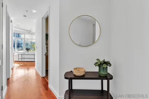 wooden floor in a gallery