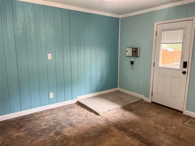 a view of empty room