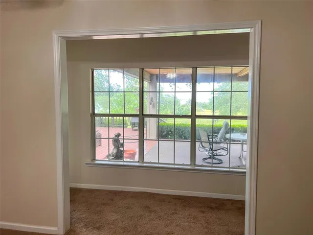 a room with window