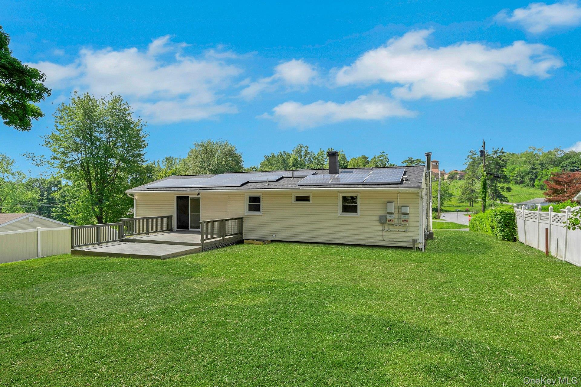 3 Ritter Drive Poughkeepsie, NY 12601 - Photo 44 of 49 Back of home with view of solar panels