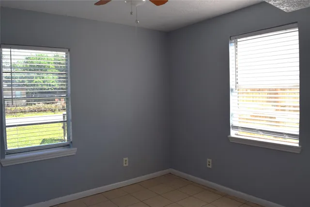 a small space with a window