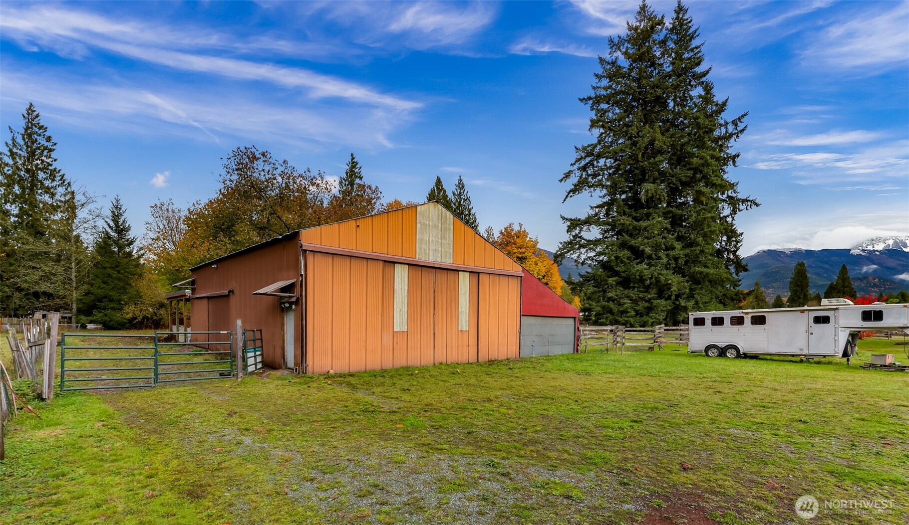 46003 Concrete Sauk Valley Road Concrete, WA 98237 - Photo 6 of 40 a view of a backyard with a garden